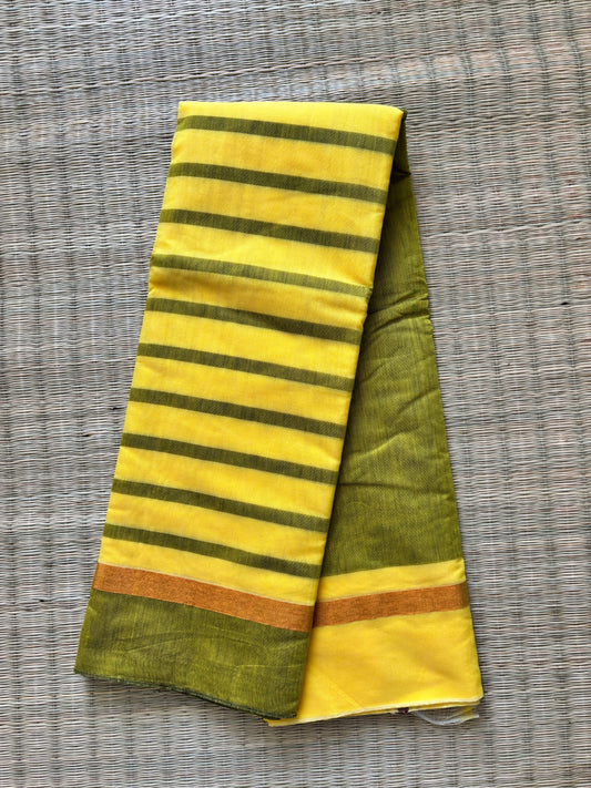 Kota cotton half and half  - yellow